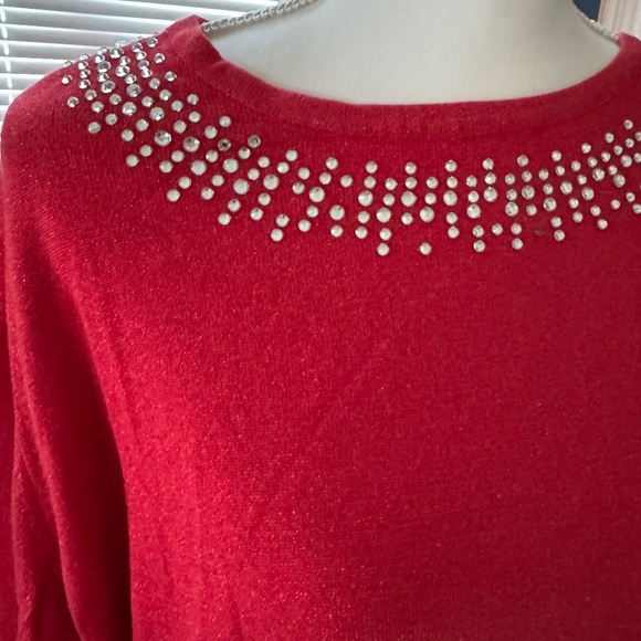 TerraSky Red Sweater - Picture 1 of 4